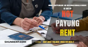 International Student Sued for Unpaid Rent: Legal Consequences Explained