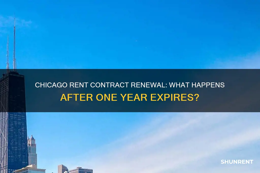 what happens after one year rent contract expires chicago