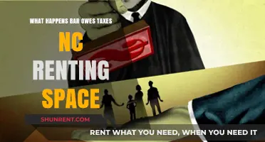 NC Bar Tax Debt: Consequences of Renting Space While Owing Taxes