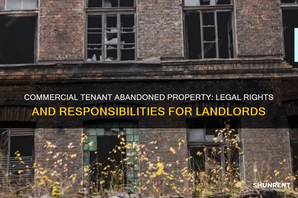 what happens if a commercial renter leaves their stuff behind