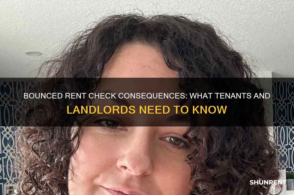 what happens if a rent check bounces