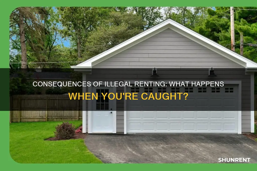 what happens if found out renting illegally