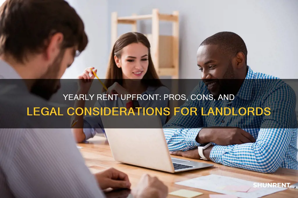what happens if i collect rent upfront for a year