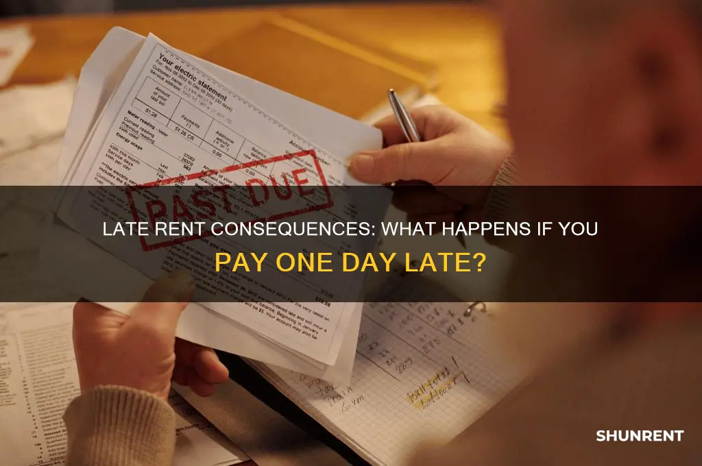what happens if im one day late on rent payment