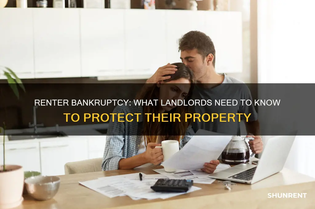 what happens if my renter declares bankrupsy