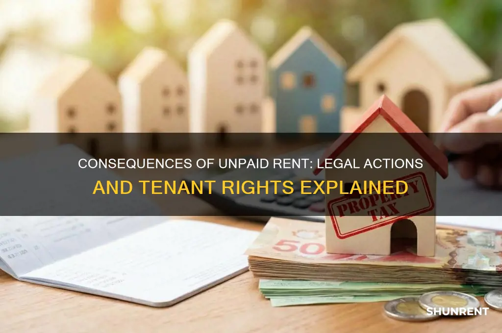 what happens if rent is not paid