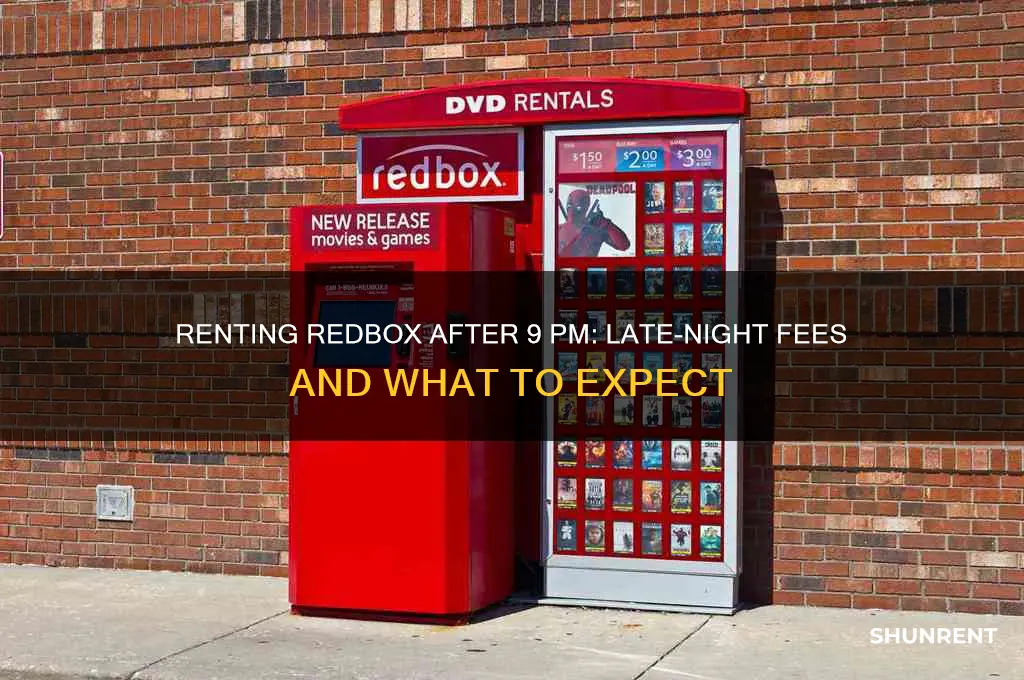 what happens if rent redbox after 9pm
