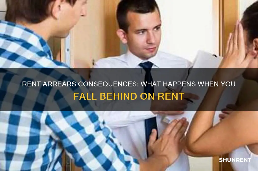 what happens if you are in rent arrears