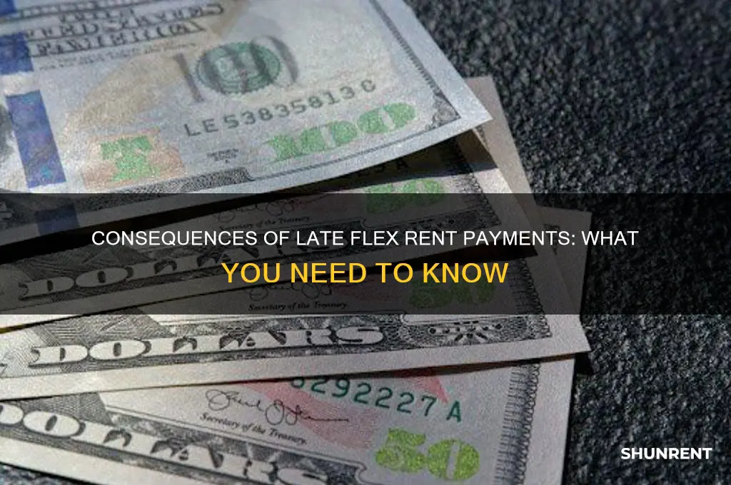 what happens if you are late on flex rent payment