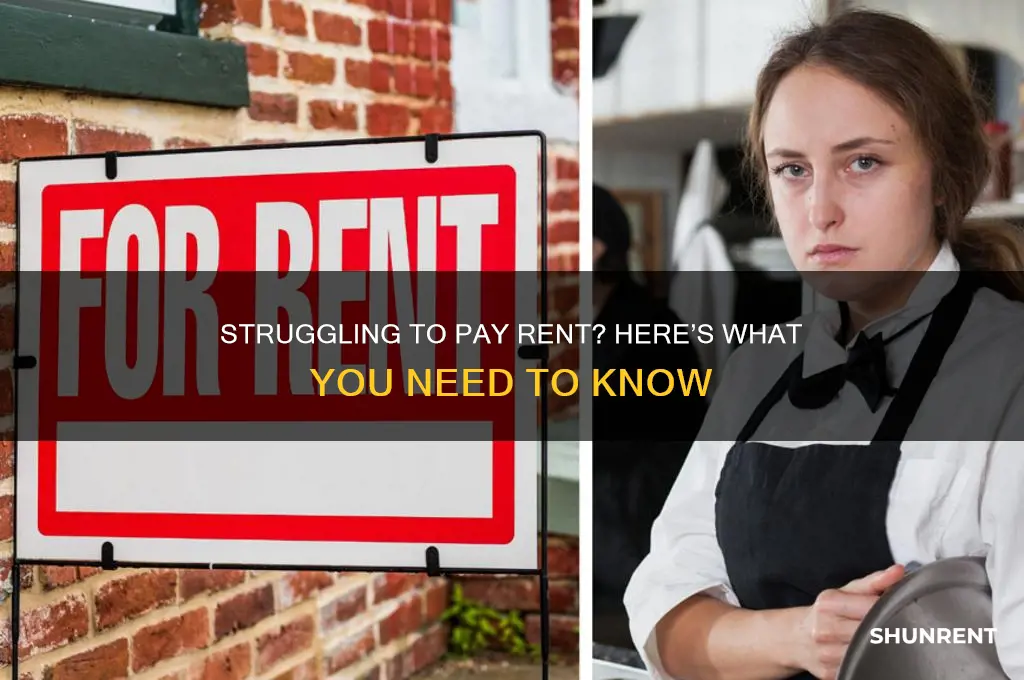 what happens if you cant afford rent