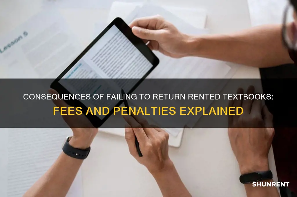 what happens if you don t return a rented textbook
