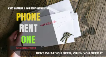 Consequences of Ignoring Phone Rent: What Happens If You Don't Answer?