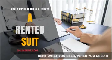 Consequences of Failing to Return a Rented Suit: What to Expect