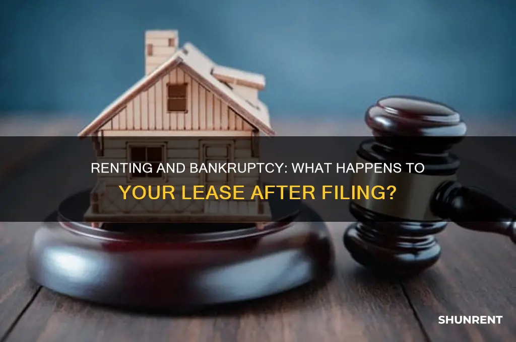 what happens if you file bankruptcy while renting