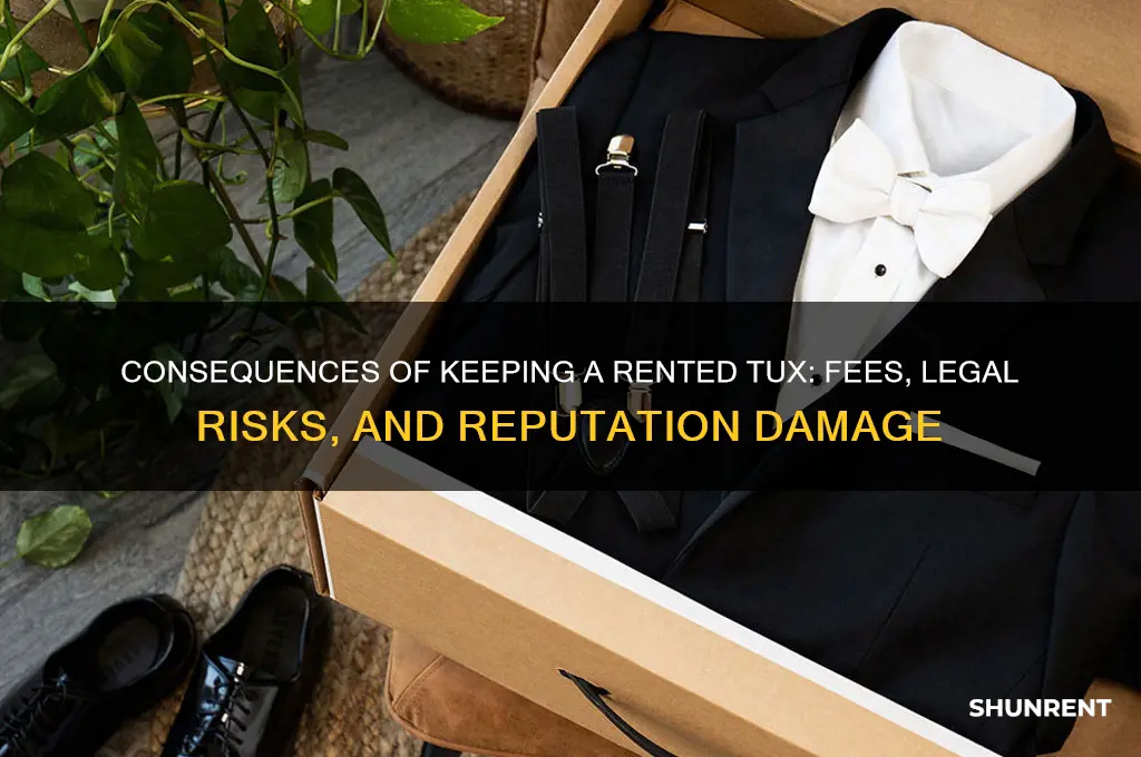 what happens if you keep a rented tux