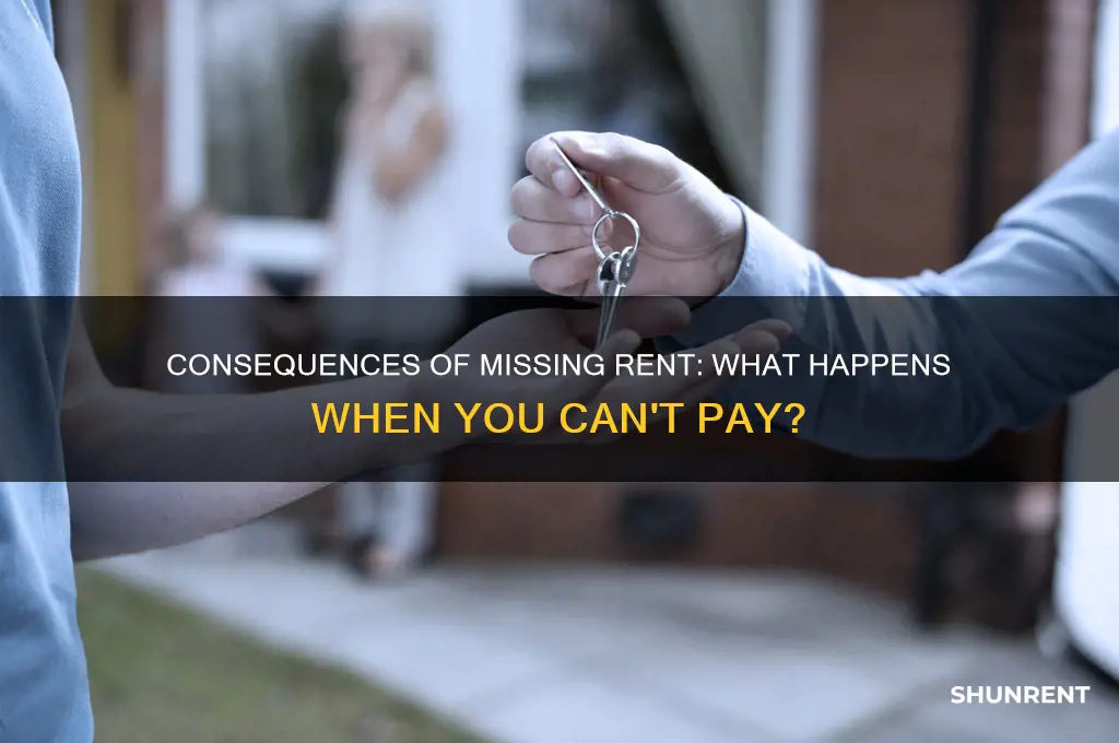 what happens if you miss rent payment