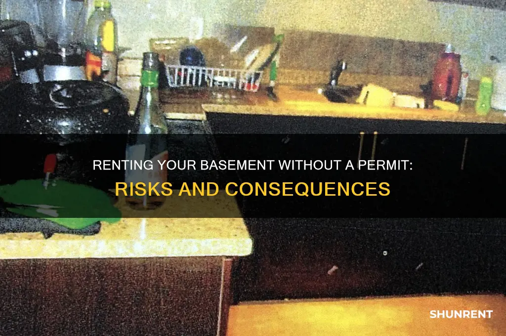 what happens if you rent your basement without a permit