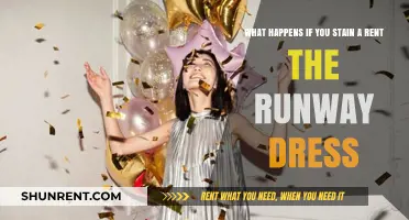 Staining a Rent the Runway Dress: Consequences and Solutions