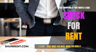 Consequences of Writing a Bad Check for Rent: What You Need to Know