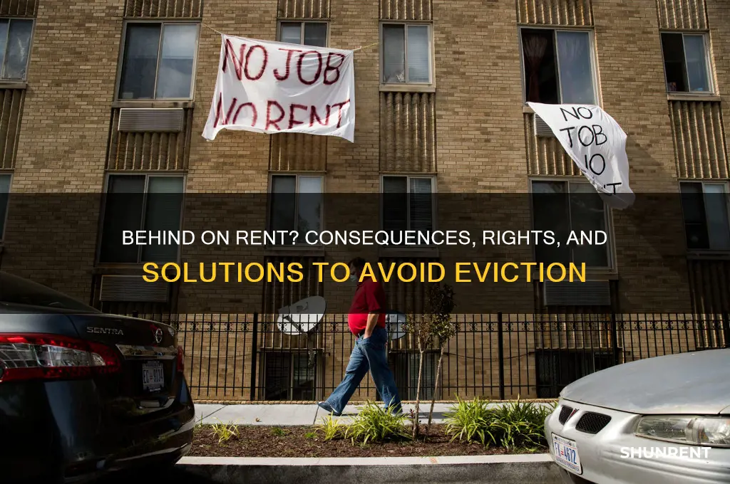 what happens if your behind on rent