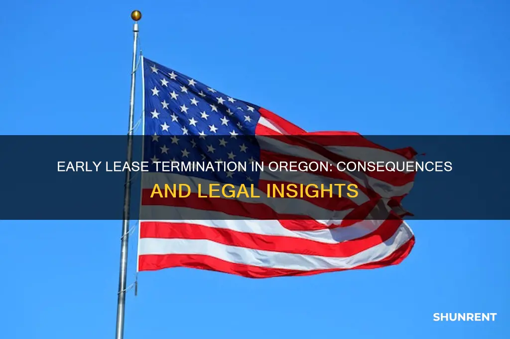 what happens is i terminate a rent less early oregon