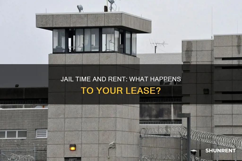 what happens to rent if you go to jail
