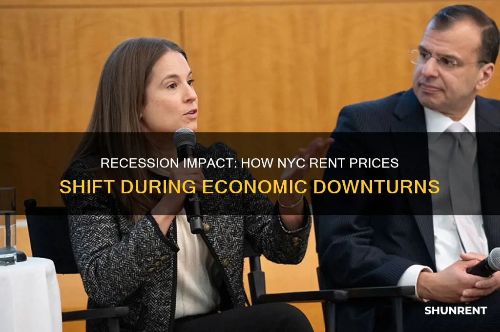 what happens to rent in ny when its a recession
