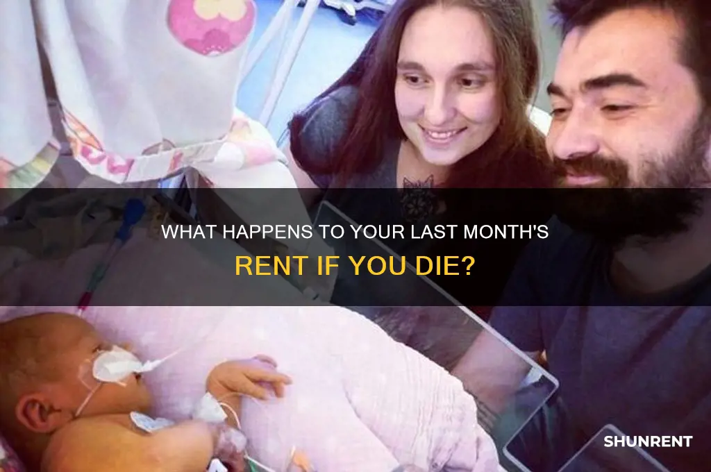 what happens to your last month rent if you died