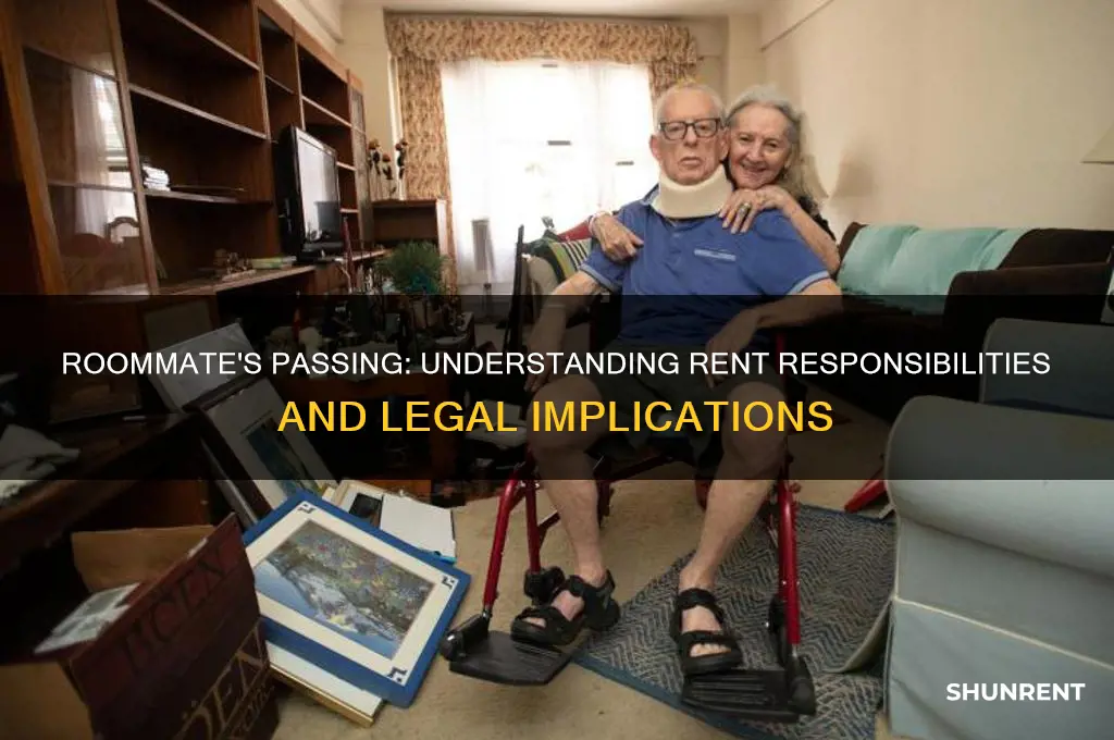 what happens to your rent if your roommate dies