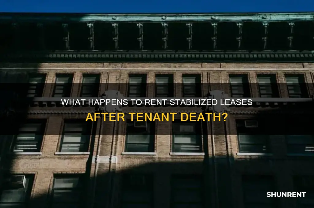 what happens when a rent stabilized tenant dies
