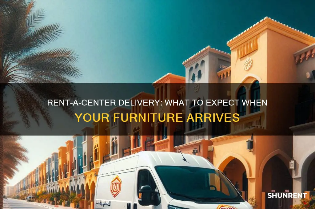 what happens when rent a center delivers
