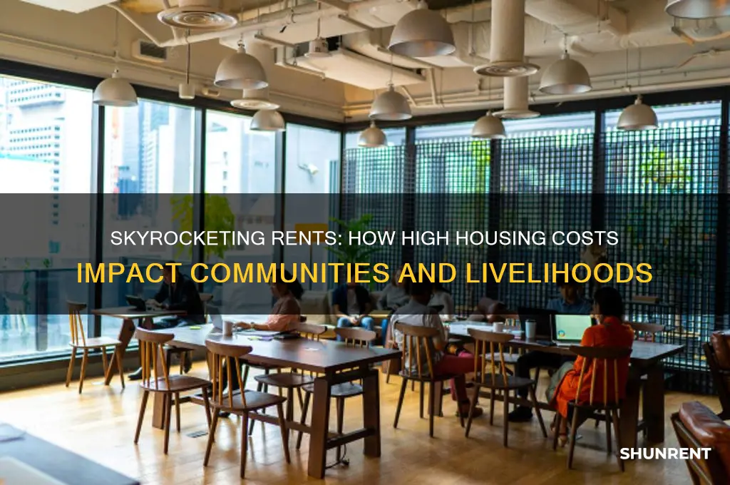 what happens when rent prices are too high