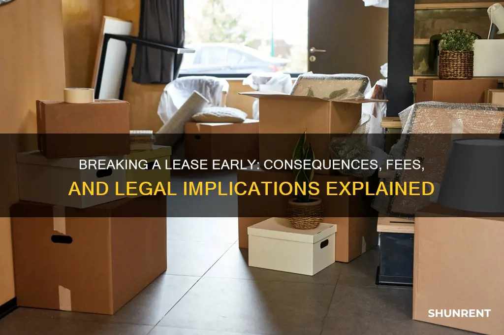 what happens when you break renting lease early