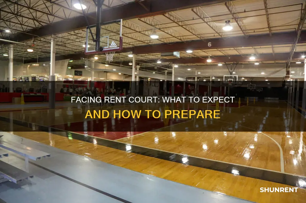 what happens when you go to court for rent