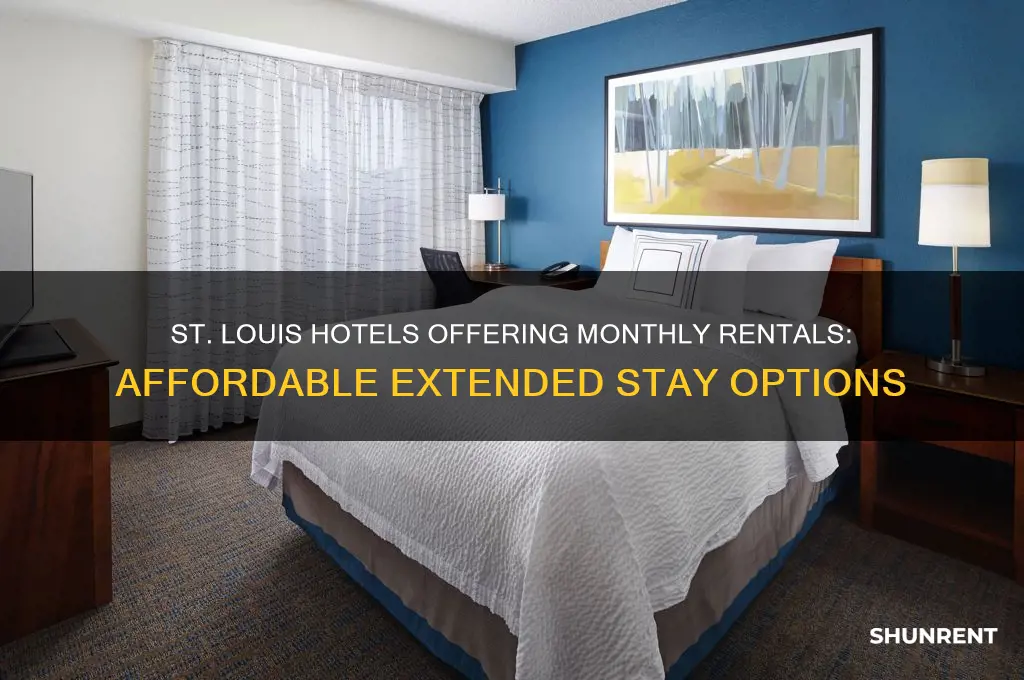 what hotel in st louis charge monthly rent