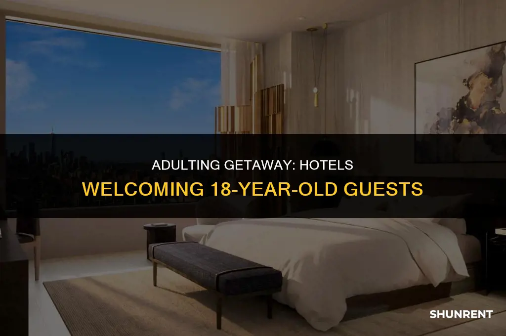 what hotels let you rent at 18