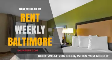 Discover Baltimore: Weekly Rentals at Hotels on 40