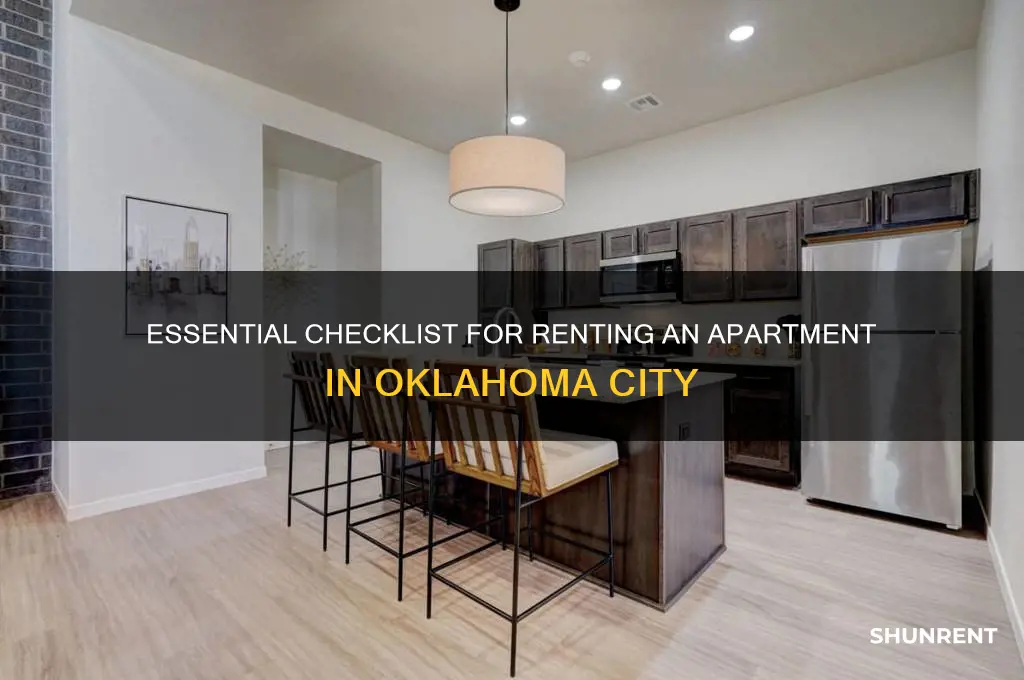 what i need for rent an aparment in okc