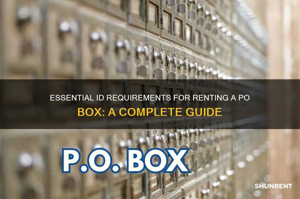 what id do i need to rent po box