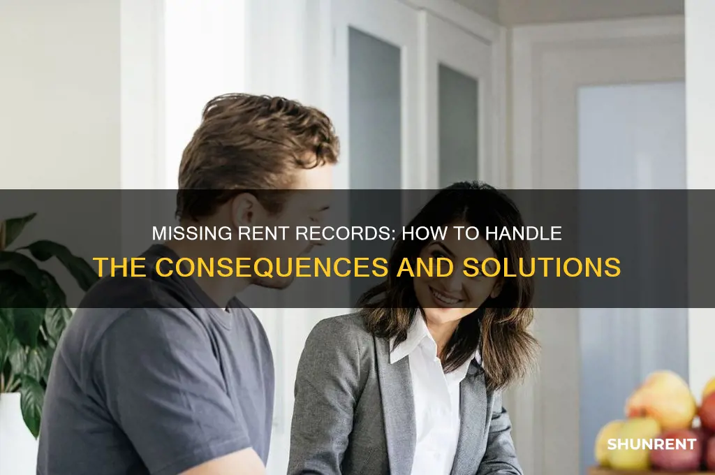what if i did not have record for rent