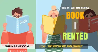 What to Do When You Dislike a Rented Kindle Book