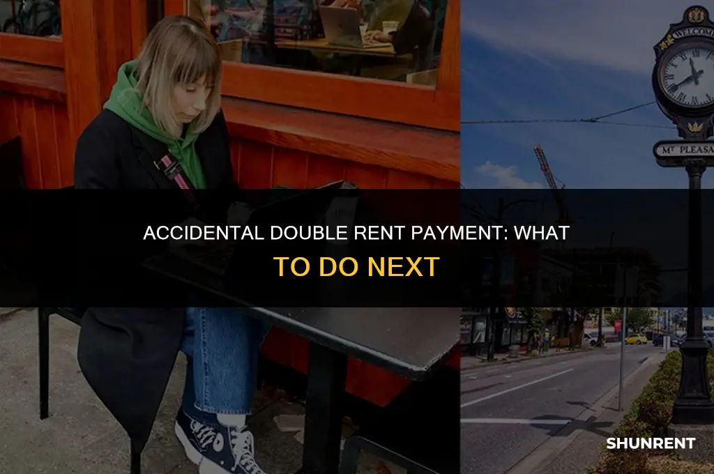 what if i double paid my rent