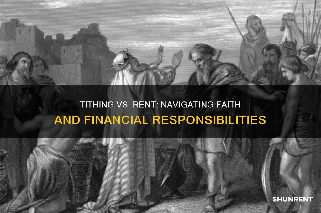 what if i have to choose between tithing and rent