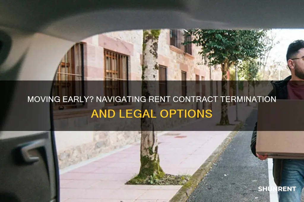 what if i move before rent contract ends
