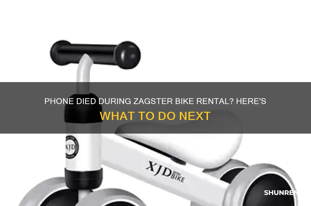 what if my phone dies while renting a zagster bike