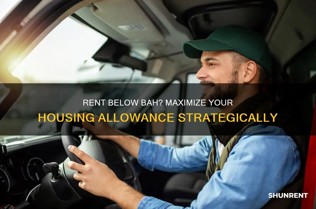 what if my rent is less than my bah