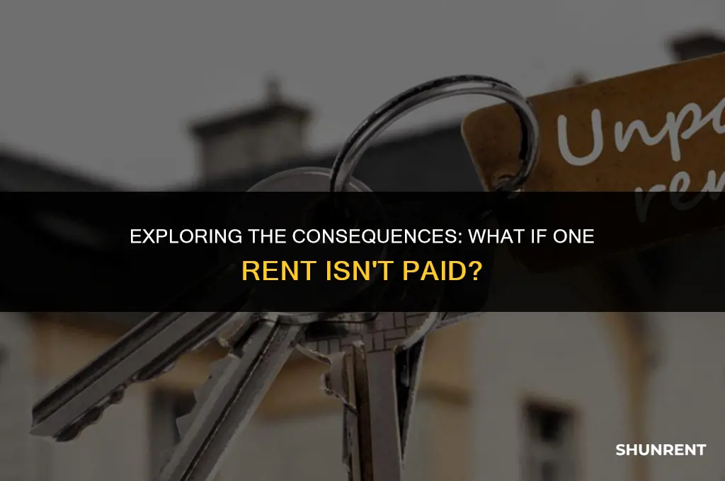 what if one rent isn