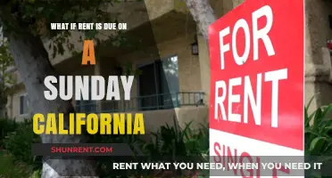 Rent Due on Sunday in California? What Tenants Need to Know