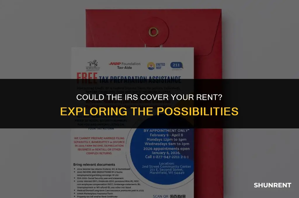 what if the irs paid your rent