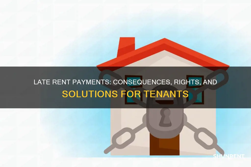 what if you paid rent but not on time